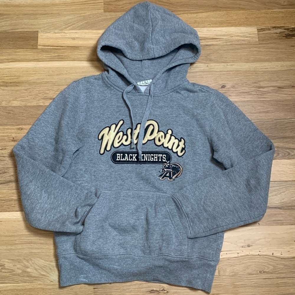 Jones & Mitchell West Point Black Knights Gray Hoodie Women’s S